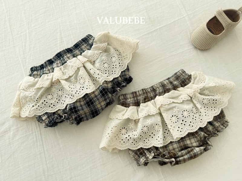 Little Foxx – Check Lace Bloomer