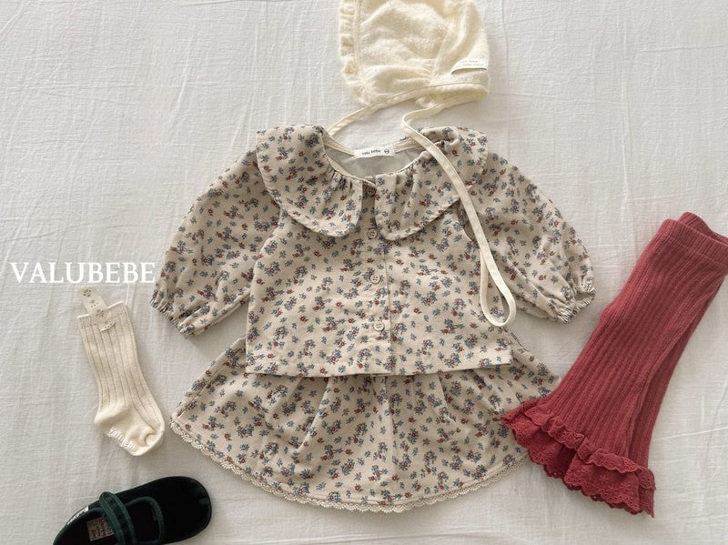 Little Foxx – Garnet Flower Blouse