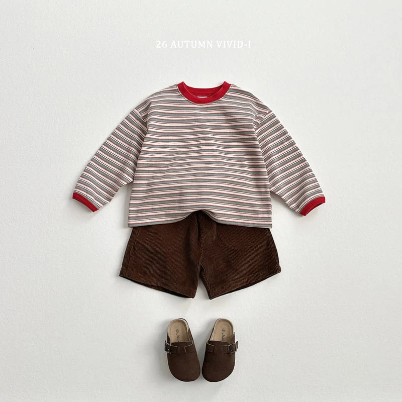 Little Foxx – Colorblock Multi Stripe Tee