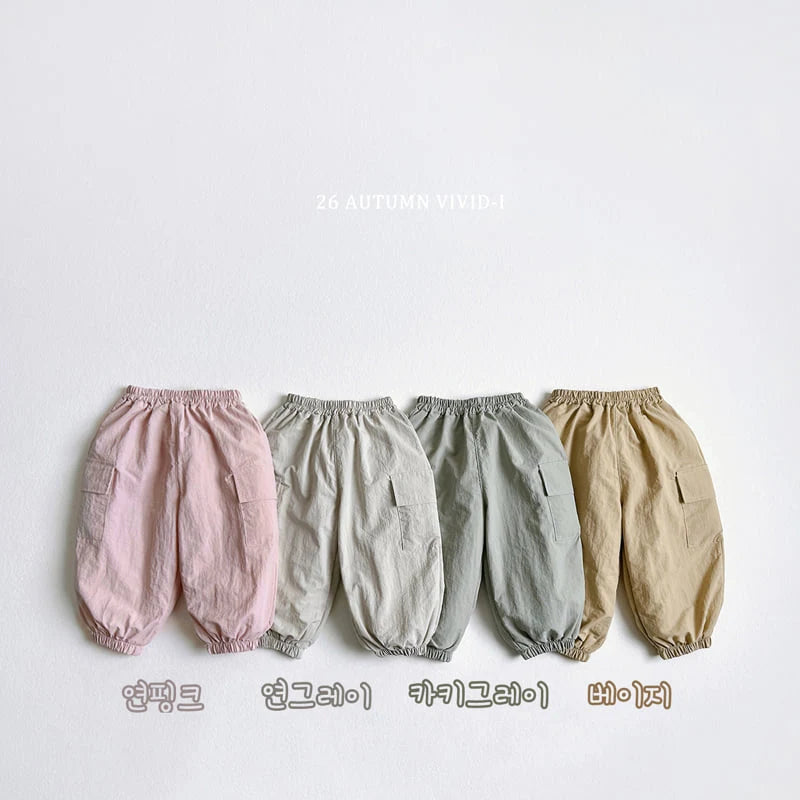 Little Foxx – Cargo Parachute Jogger Pants