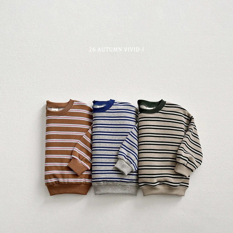 Little Foxx – Multi Colorblock Stripe Sweatshirt