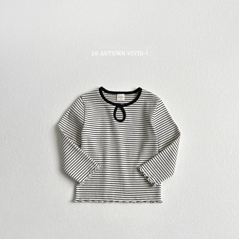 Little Foxx – Stripe Hole Tee