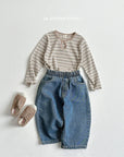 Little Foxx – Stripe Hole Tee