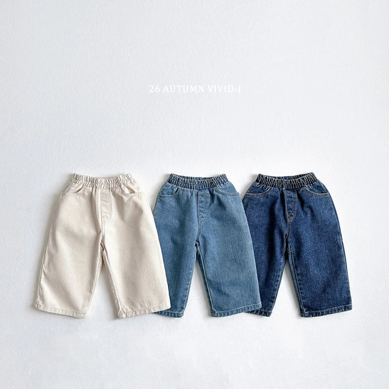 Little Foxx – Cut-Line Denim Pants