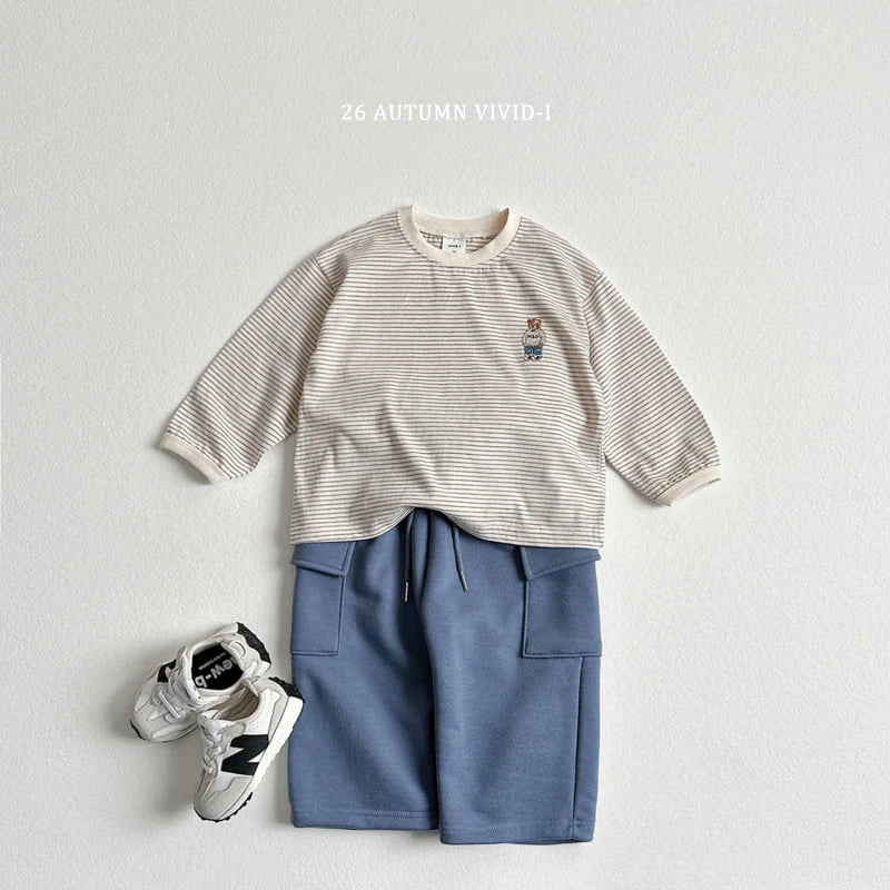 Little Foxx – Signature Bear Stripe Tee
