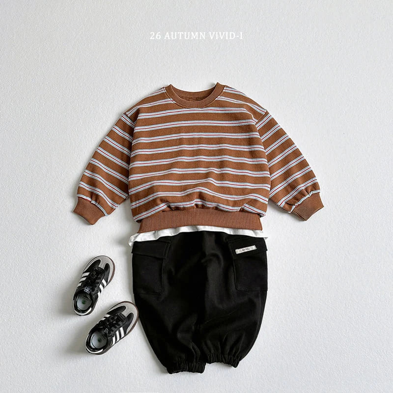 Little Foxx – Multi Colorblock Stripe Sweatshirt
