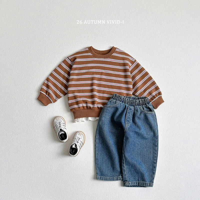 Little Foxx – Multi Colorblock Stripe Sweatshirt
