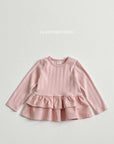 Little Foxx – Eyelet Frill Tee