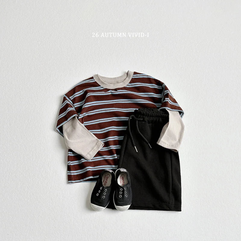 Little Foxx – Multi Stripe Layered Tee