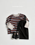 Little Foxx – Multi Stripe Layered Tee