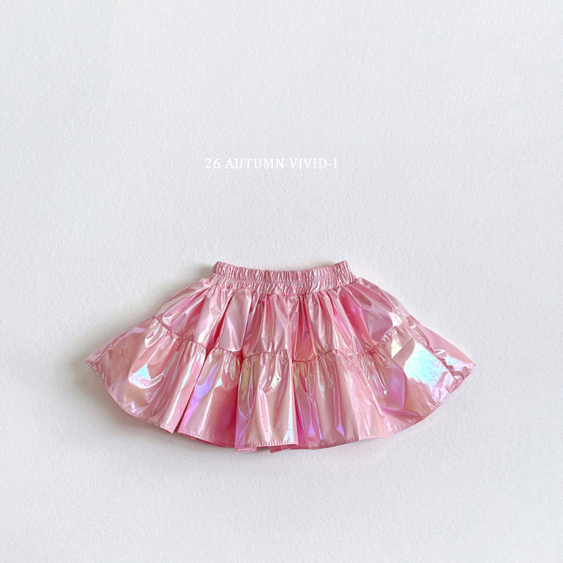 Little Foxx – Popcorn Glossy Flare Skirt