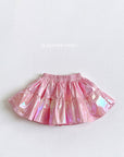 Little Foxx – Popcorn Glossy Flare Skirt