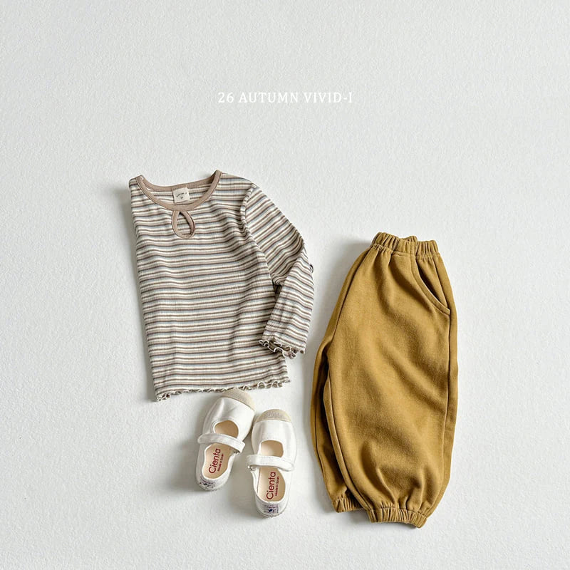 Little Foxx – Stripe Hole Tee