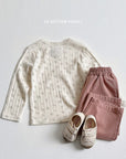 Little Foxx – Lace Label Eyelet Tee