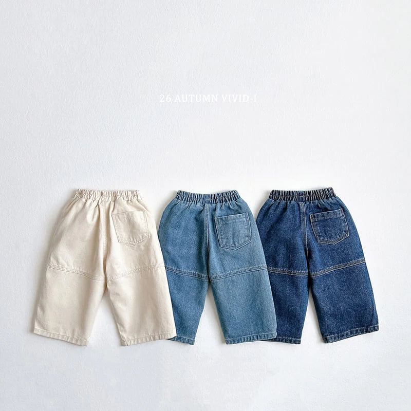 Little Foxx – Cut-Line Denim Pants