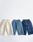 Little Foxx – Cut-Line Denim Pants