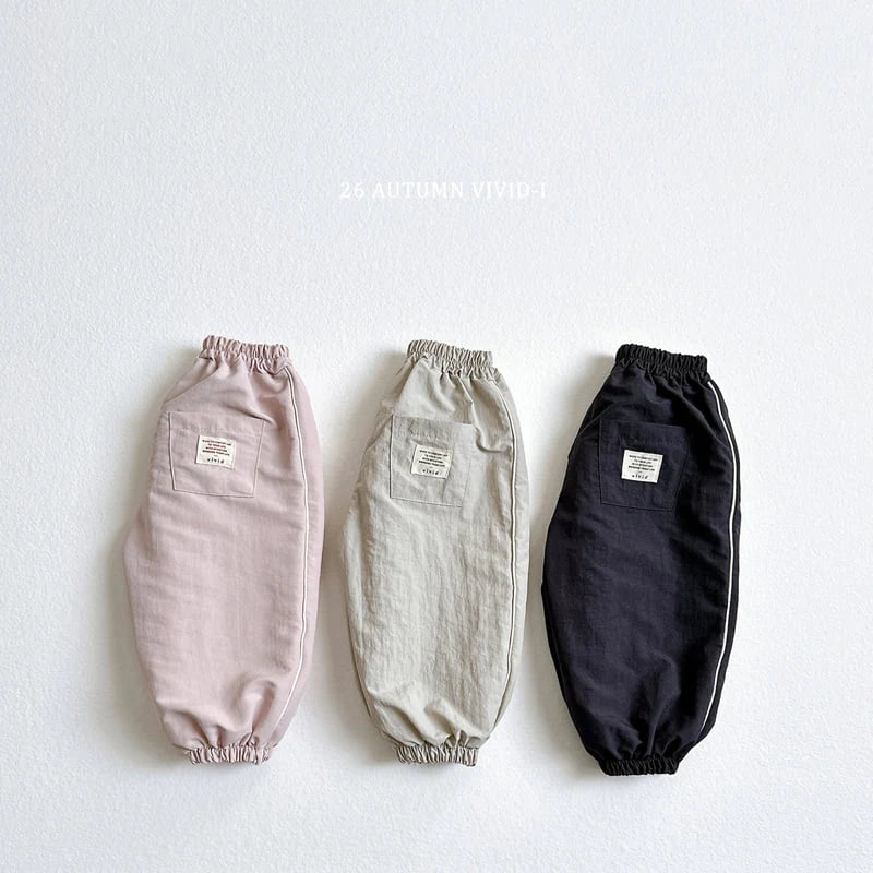 Little Foxx – Label Crinkle Jogger Pants