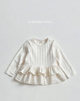 Little Foxx – Eyelet Frill Tee