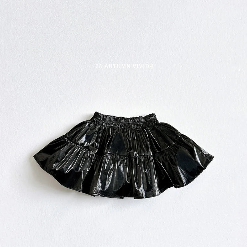 Little Foxx – Popcorn Glossy Flare Skirt