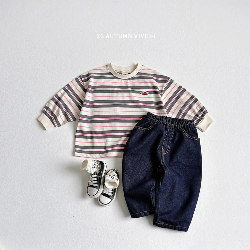 Little Foxx – Butter Stripe Tee