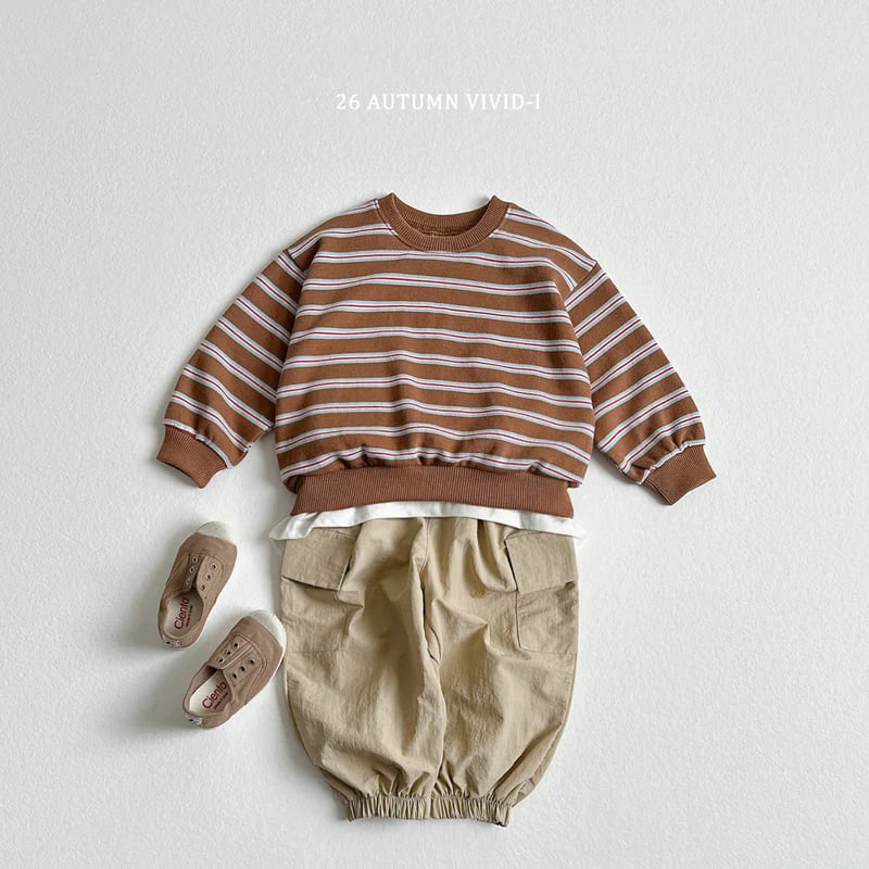 Little Foxx – Multi Colorblock Stripe Sweatshirt