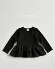 Little Foxx – Eyelet Frill Tee
