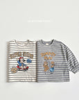Little Foxx – Stripe Cartoon Single Tee