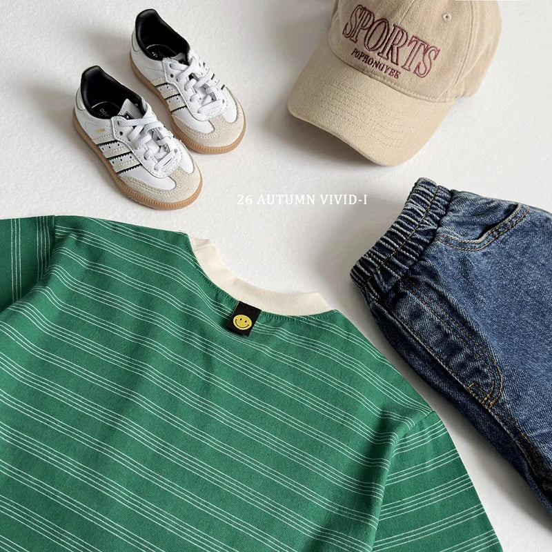 Little Foxx – Stripe Smaile Label Tee