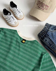 Little Foxx – Stripe Smaile Label Tee
