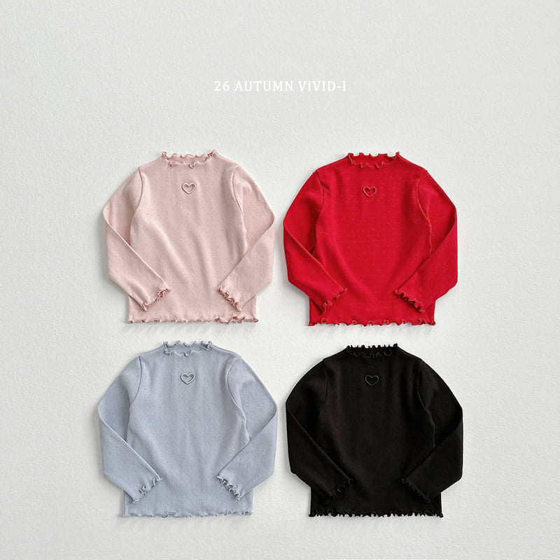 Little Foxx – Heart Eyelet Tee
