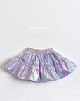 Little Foxx – Popcorn Glossy Flare Skirt