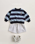 Little Foxx – Big Stripe Bear Sweatshirt