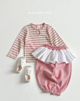 Little Foxx – Stripe Hole Tee