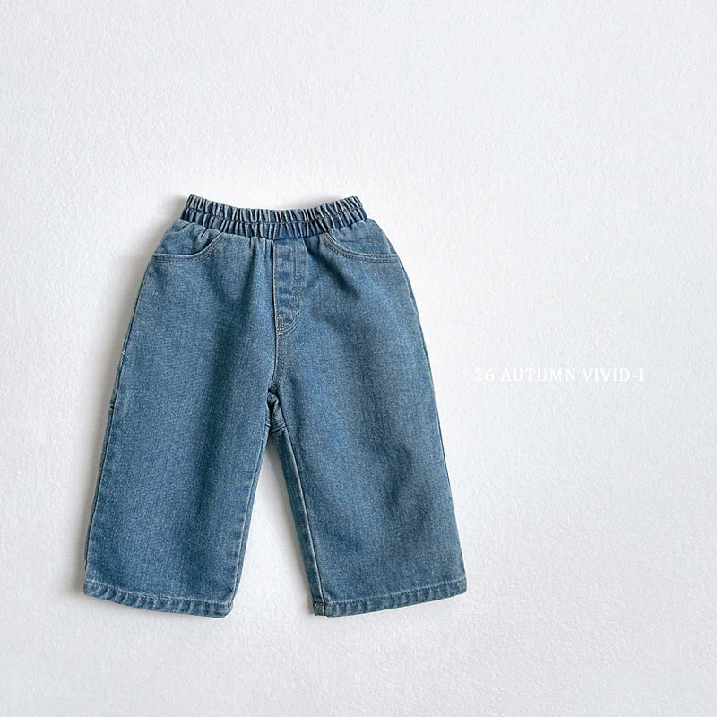 Little Foxx – Cut-Line Denim Pants