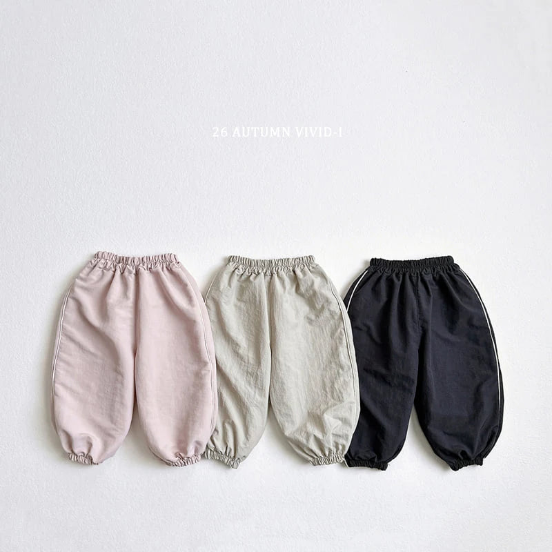 Little Foxx – Label Crinkle Jogger Pants