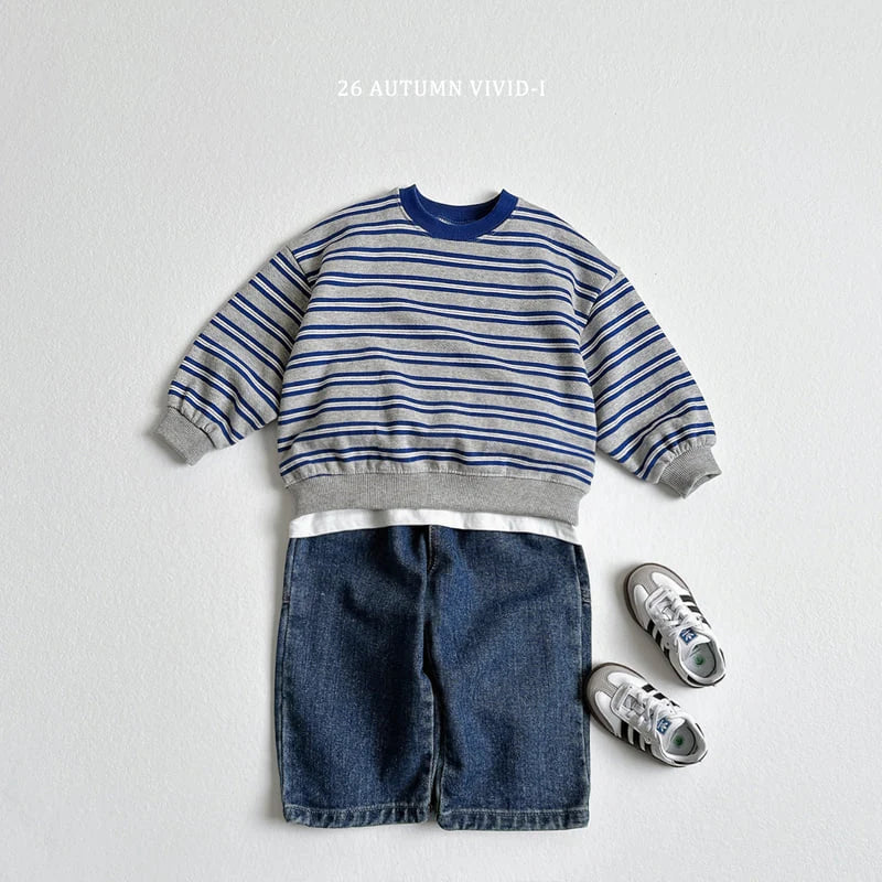Little Foxx – Multi Colorblock Stripe Sweatshirt