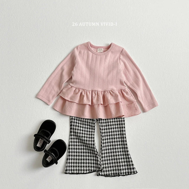 Little Foxx – Eyelet Frill Tee