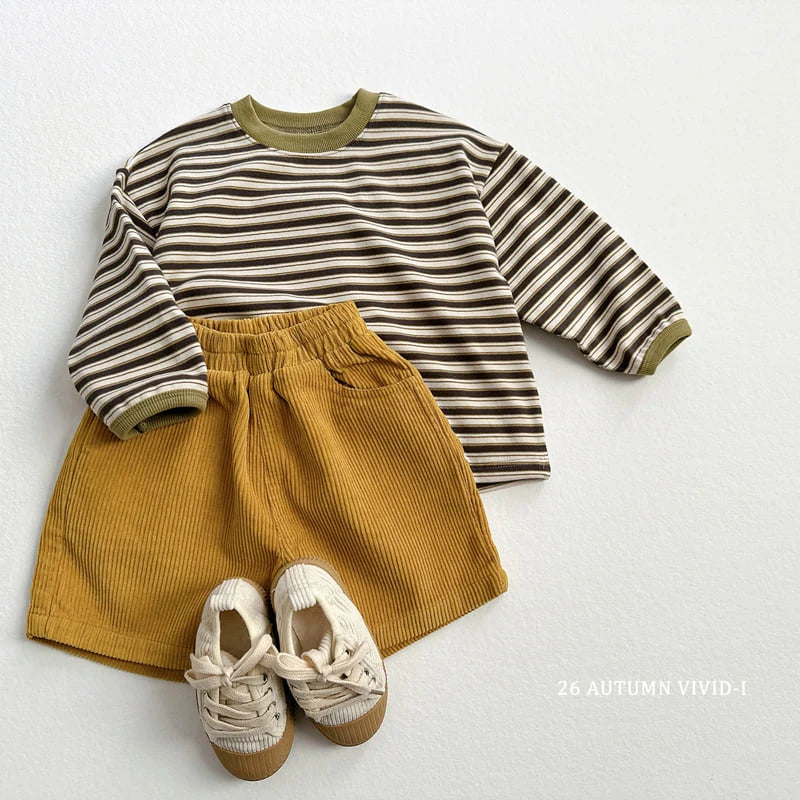 Little Foxx – Colorblock Multi Stripe Tee