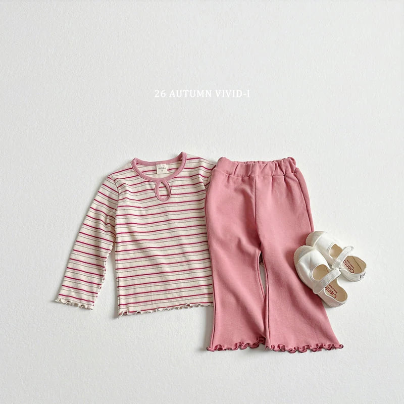 Little Foxx – Stripe Hole Tee