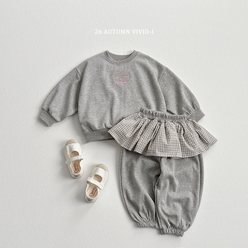 Little Foxx – Check Frill Jogger Pants