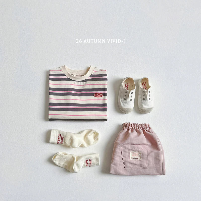 Little Foxx – Butter Stripe Tee