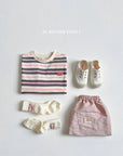 Little Foxx – Butter Stripe Tee