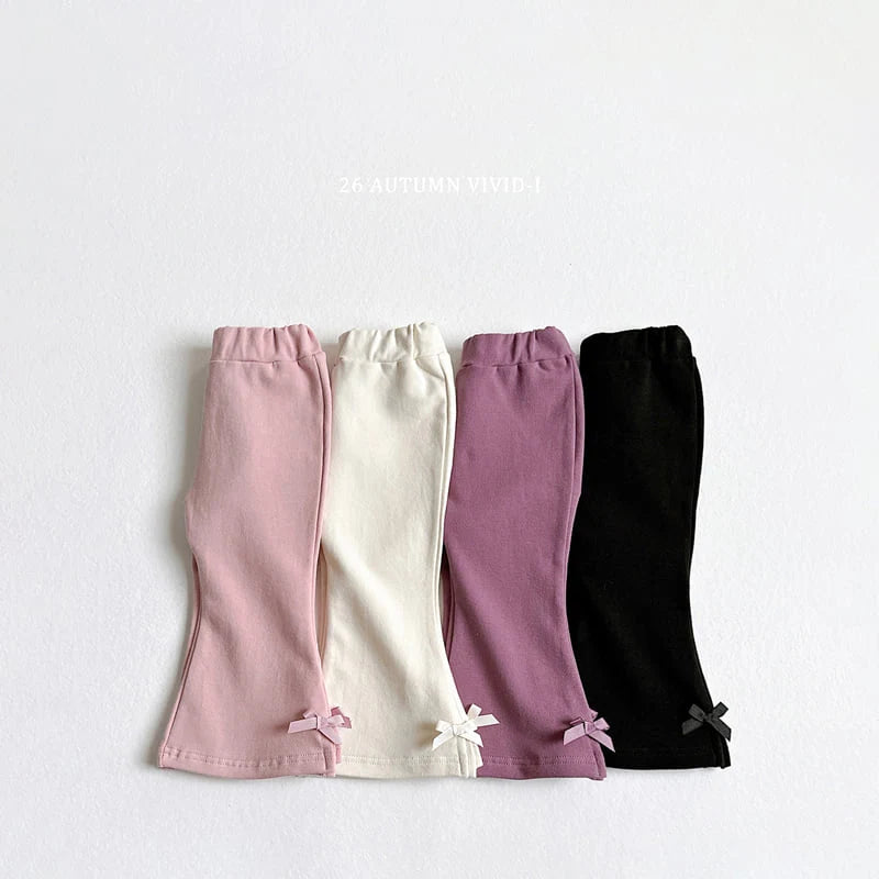 Little Foxx – Ribbon Spandex Flare Pants