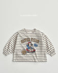 Little Foxx – Stripe Cartoon Single Tee