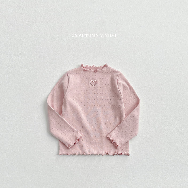Little Foxx – Heart Eyelet Tee