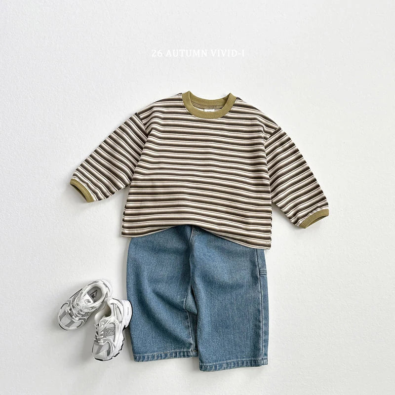 Little Foxx – Colorblock Multi Stripe Tee