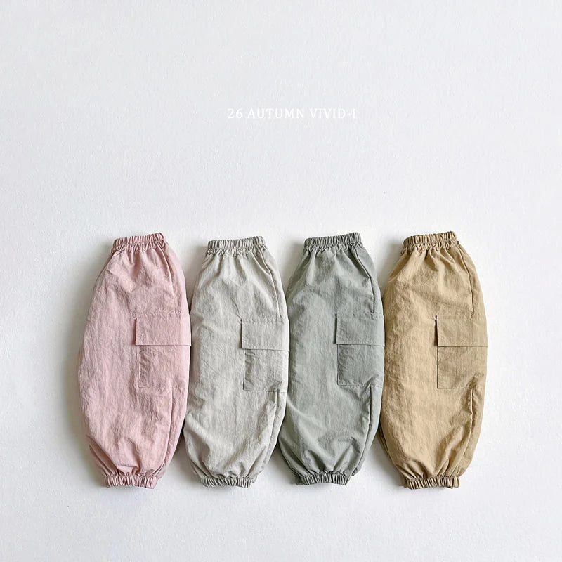 Little Foxx – Cargo Parachute Jogger Pants