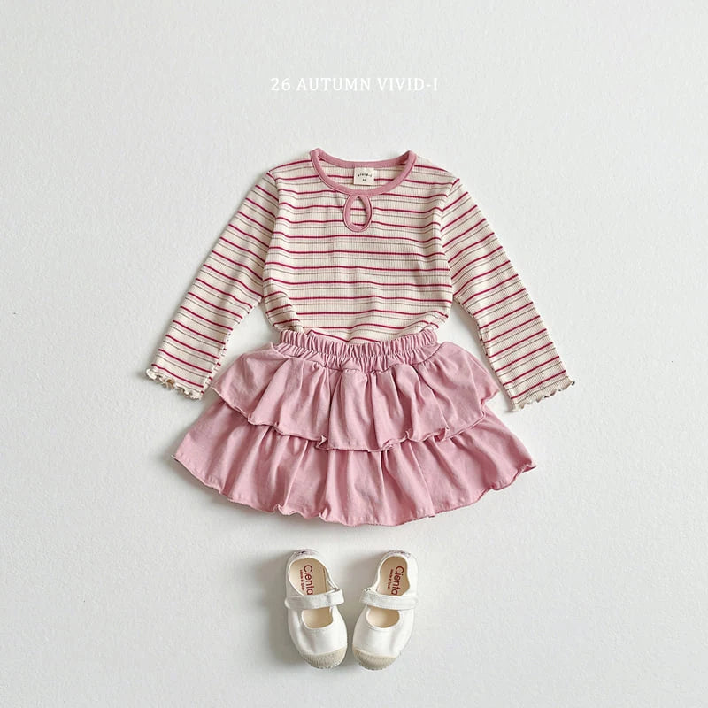 Little Foxx – Stripe Hole Tee