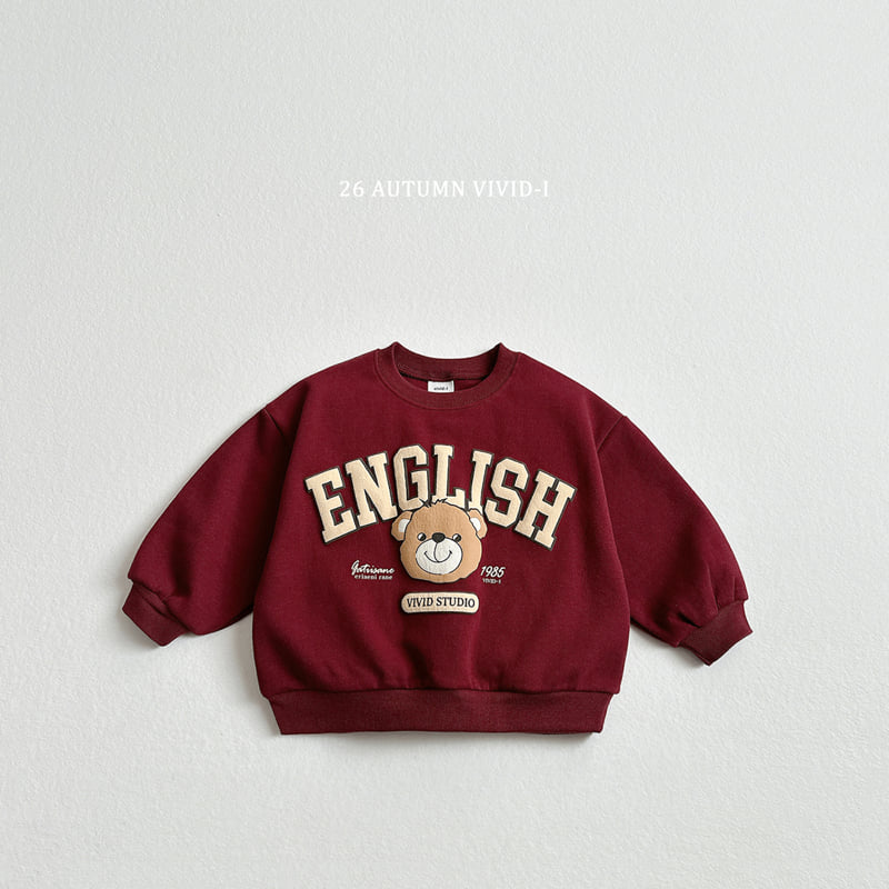 Little Foxx – Embossed English Bear Sweatshirt