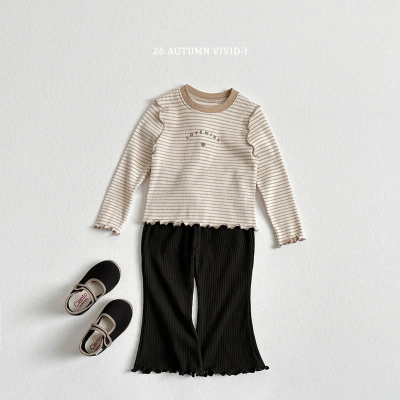 Little Foxx – Gold Span Flare Pants